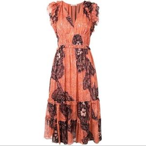 NWT Ulla Johnson Floral Embroidered Dress